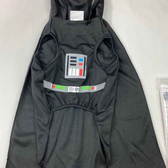 Darth Vader Pet Halloween Costume Hooded Shirt - Picture 4 of 6